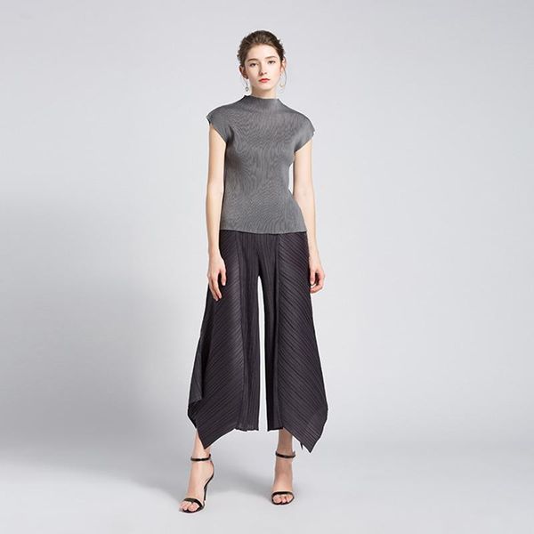 women's pants & capris summer women harem bst miyake pleated black irregular lace up trousers plus size casual baggy high waist joggers, Black;white
women's pants & capris summer women harem bst miyake pleated black irregular lace up trousers plus size casual baggy high waist joggers, Black;white