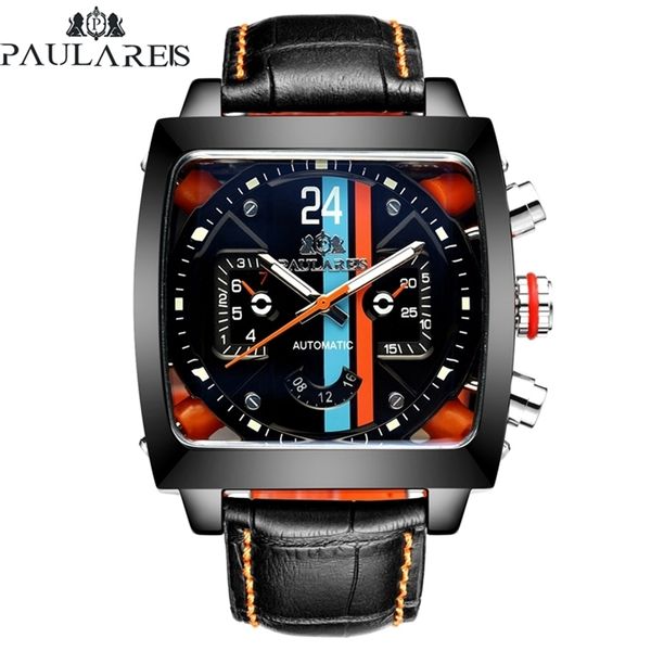 automatic self wind mechanical genuine leather stainless steel black orange blue casual perspective see through men watch 201218, Slivery;brown
automatic self wind mechanical genuine leather stainless steel black orange blue casual perspective see through men watch 201218, Slivery;brown