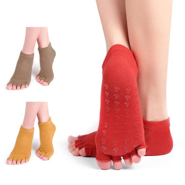 non-slip open toe cotton yoga socks with grips for women pilates ballet dance workout sports, Black
non-slip open toe cotton yoga socks with grips for women pilates ballet dance workout sports, Black