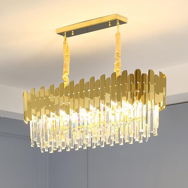 chandeliers modern crystal chandelier luxury stainless steel living room lamp golden restaurant club decoration
chandeliers modern crystal chandelier luxury stainless steel living room lamp golden restaurant club decoration