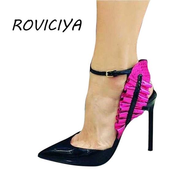 dress shoes slingbacks pointed toe 12cm high heels ankle strap women summer for pumps mixed color lx006 roviciya, Black
dress shoes slingbacks pointed toe 12cm high heels ankle strap women summer for pumps mixed color lx006 roviciya, Black