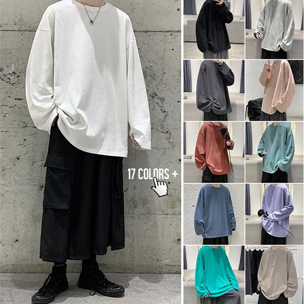 men's hoodies & sweatshirts loose men solid neutral streetwear fashion women korean clothes cotton 17 colors pullover, Black
men's hoodies & sweatshirts loose men solid neutral streetwear fashion women korean clothes cotton 17 colors pullover, Black