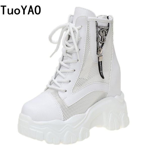 boots women's summer chunky sneakers 2021 breathable mesh high platform ankle ladies thick sole hollow out casual woman, Black
boots women's summer chunky sneakers 2021 breathable mesh high platform ankle ladies thick sole hollow out casual woman, Black