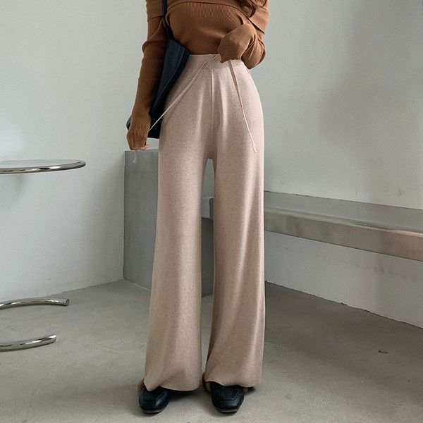 2021 ol elastic high waist wide leg knitted pants women fashion new autumn winter bottoms thick warm casual loose trousers 6ooj, Black;white
2021 ol elastic high waist wide leg knitted pants women fashion new autumn winter bottoms thick warm casual loose trousers 6ooj, Black;white