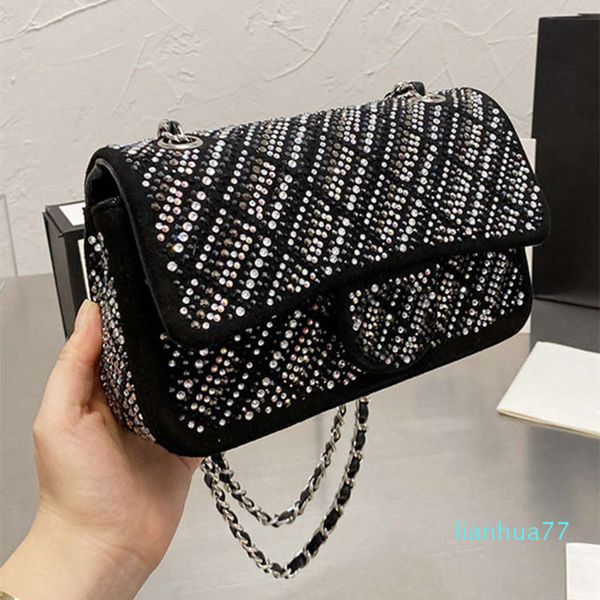 designer- women bags full of diamonds chain crossbody hand bag fashion small practical women's hundred with handbag 22*11cm
designer- women bags full of diamonds chain crossbody hand bag fashion small practical women's hundred with handbag 22*11cm