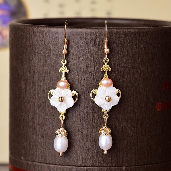 dangle & chandelier fashion simple shell flower drop earrings women vintage ethnic style elegant woman earring party jewelry gift, Silver
dangle & chandelier fashion simple shell flower drop earrings women vintage ethnic style elegant woman earring party jewelry gift, Silver