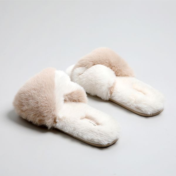house women furry slippers winter soft faux fur warm flats rubber sole non slip home slides luxury casual shoes ladies female, Black
house women furry slippers winter soft faux fur warm flats rubber sole non slip home slides luxury casual shoes ladies female, Black