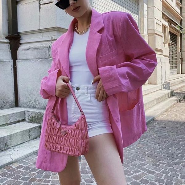 blazers lapel solid colors pink thin cotton slim single breasted vintage suits women long sleeve fashion casual blazer work wear, White;black
blazers lapel solid colors pink thin cotton slim single breasted vintage suits women long sleeve fashion casual blazer work wear, White;black
