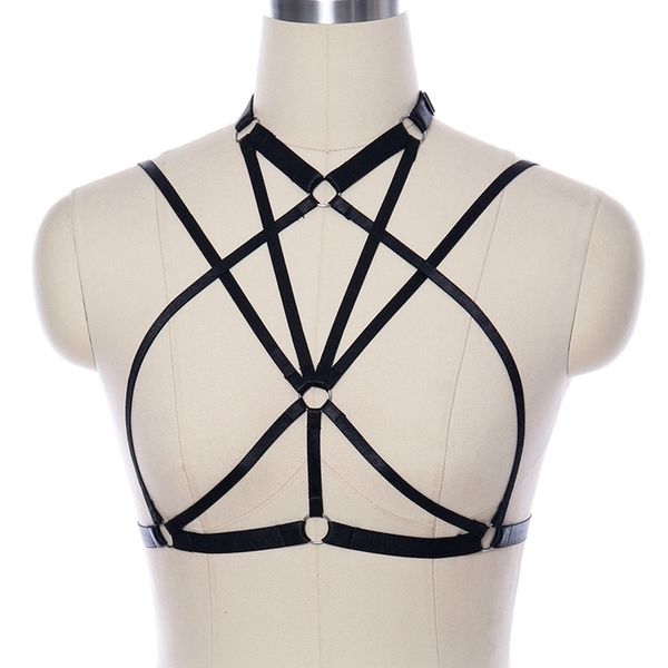 women new black kooi beha exotic clothes gothic harajuku lingerie cosplay bondage harnas es harness fashion, Black;white
women new black kooi beha exotic clothes gothic harajuku lingerie cosplay bondage harnas es harness fashion, Black;white