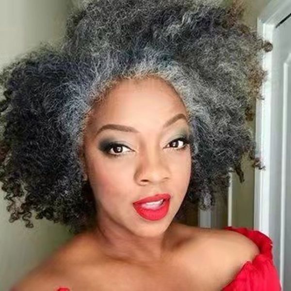 fashion women grey human hair ponytail extension ash gray and platinum silver strands naturally hairstyle drawstring hairpiece 120g 100g, Black
fashion women grey human hair ponytail extension ash gray and platinum silver strands naturally hairstyle drawstring hairpiece 120g 100g, Black
