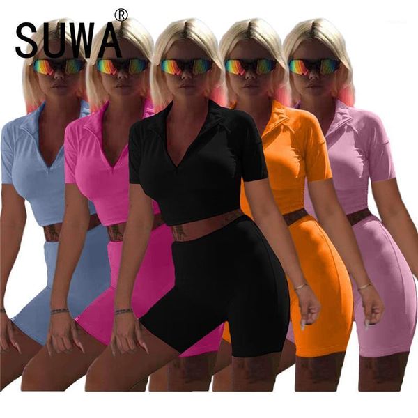 simple pure color o neck short sleeve crop and 2 pieces set tight club party tracksuits women's, Gray
simple pure color o neck short sleeve crop and 2 pieces set tight club party tracksuits women's, Gray