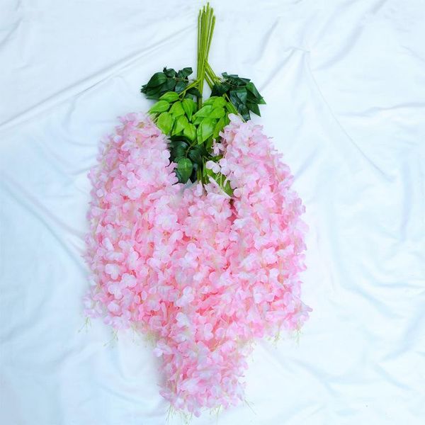 decorative flowers & wreaths 12pcs artificial fake wisteria vine hang silk flower for wedding decorations home garden party decor simulation
decorative flowers & wreaths 12pcs artificial fake wisteria vine hang silk flower for wedding decorations home garden party decor simulation