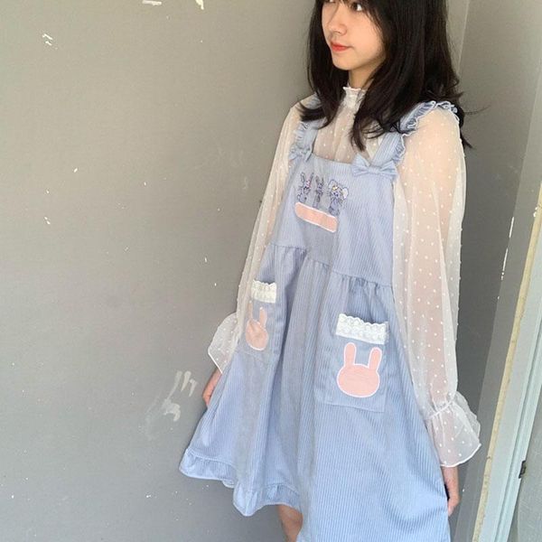casual dresses japanese mori girl lolita kawaii corduroy dress pink overalls teens vintage harajuku bow-knot strap, Black;gray
casual dresses japanese mori girl lolita kawaii corduroy dress pink overalls teens vintage harajuku bow-knot strap, Black;gray