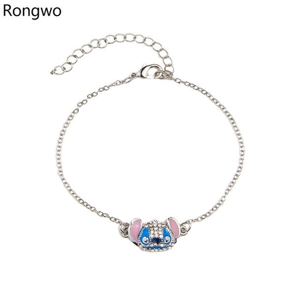 charm bracelets rongwo anime crystal pendant bracelet quality stainless steel metal chain alien dog bangle for woman kids cosplay jewelry, Golden;silver
charm bracelets rongwo anime crystal pendant bracelet quality stainless steel metal chain alien dog bangle for woman kids cosplay jewelry, Golden;silver