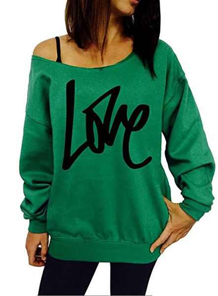 women's hoodies & sweatshirts love letter print long sleeve green girls off shoulder sweatshirt women loose sportswear ladies pullo, Black
women's hoodies & sweatshirts love letter print long sleeve green girls off shoulder sweatshirt women loose sportswear ladies pullo, Black
