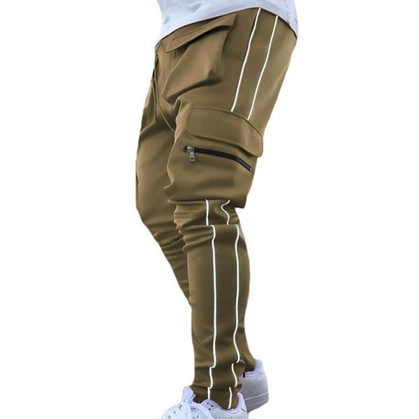 men's pants 2021 fashion design mens casual pencil with zip pockets striped drawstring joggers sweatpants for man plus size trousers, Black
men's pants 2021 fashion design mens casual pencil with zip pockets striped drawstring joggers sweatpants for man plus size trousers, Black