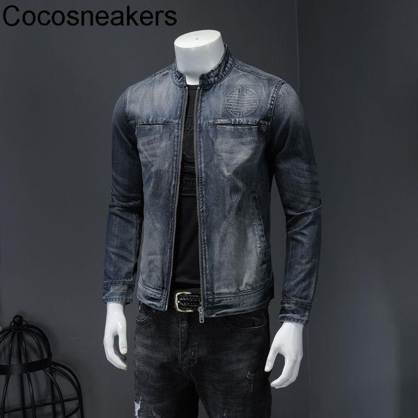 men's jackets spring stand collar zipper denim long-term big goods, Black;brown
men's jackets spring stand collar zipper denim long-term big goods, Black;brown