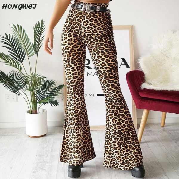 women's pants & capris women autumn leopard print flare party club wide leg casual high waist trousers stretchy bell bottoms, Black;white
women's pants & capris women autumn leopard print flare party club wide leg casual high waist trousers stretchy bell bottoms, Black;white