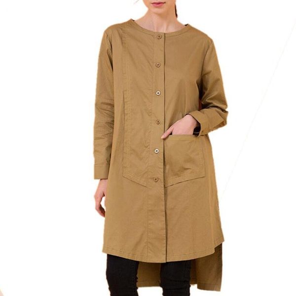 women's trench coats fashion windbreaker long thin section round neck single-breasted casual jacket spring autumn wild outerwear d3, Tan;black
women's trench coats fashion windbreaker long thin section round neck single-breasted casual jacket spring autumn wild outerwear d3, Tan;black
