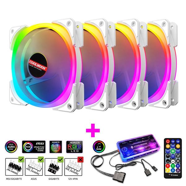 fans & coolings coolmoon sj101 5v argb fan 6 kit aura sync with ir remote quiet 120mm computer case cpu cooler and radiator rgb
fans & coolings coolmoon sj101 5v argb fan 6 kit aura sync with ir remote quiet 120mm computer case cpu cooler and radiator rgb