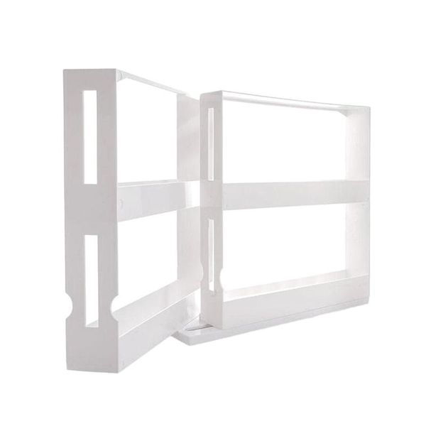 hooks & rails kitchen storage rotating spice rack organizer cabinet cupboard swivel shelf