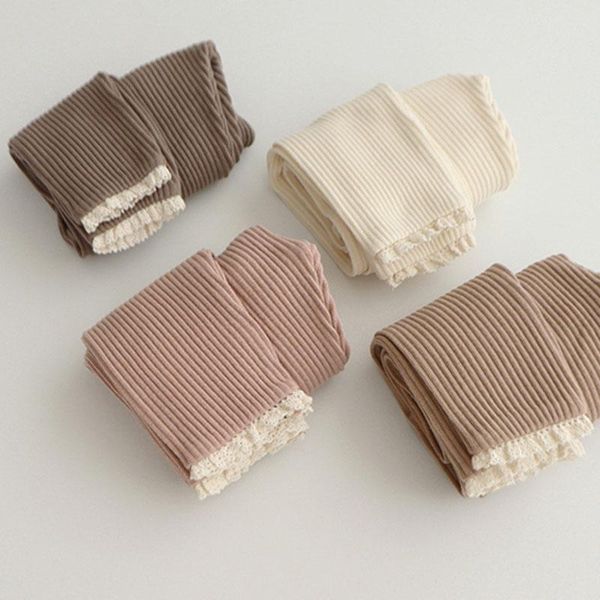 trousers spring autumn infant baby girls pants korean style lace stitching elastic leggings knitted rib children's clothing, Blue
trousers spring autumn infant baby girls pants korean style lace stitching elastic leggings knitted rib children's clothing, Blue