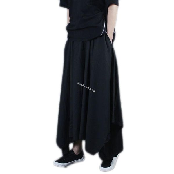men's pants medieval vintage streetwear men elastic casual baggy hip-hop gypsy wide-legged loose irregular joggers trumpet skirt, Black
men's pants medieval vintage streetwear men elastic casual baggy hip-hop gypsy wide-legged loose irregular joggers trumpet skirt, Black