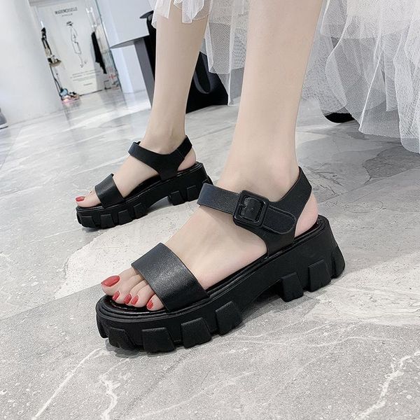 2021 brand women's sandals pu leather women's shoes designer luxury hook&loop sandals women ins fashion sandalias mujer, Black
2021 brand women's sandals pu leather women's shoes designer luxury hook&loop sandals women ins fashion sandalias mujer, Black