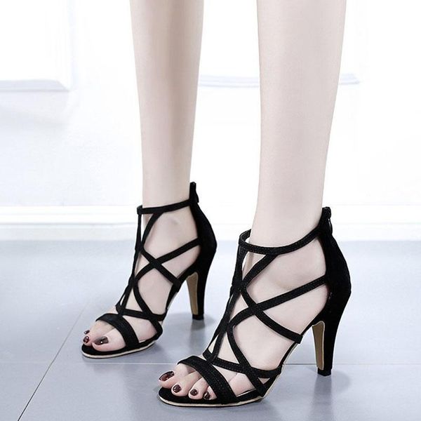rimocy fashion cross strap gladiator sandals women open toe high heels sandals woman big size black cover heel summer pumps
rimocy fashion cross strap gladiator sandals women open toe high heels sandals woman big size black cover heel summer pumps