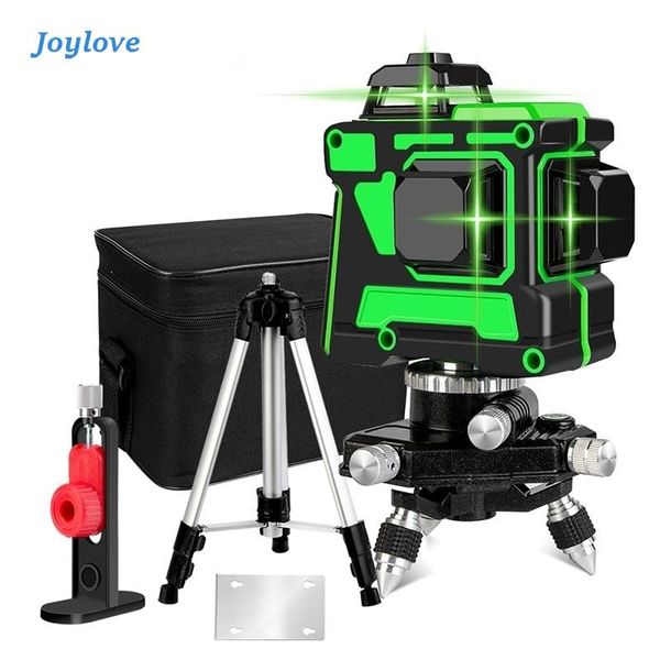 professional hand tool sets joylove glistening green 12-line laser level meter automatic leveling remote control 3d wall sticking instrument
professional hand tool sets joylove glistening green 12-line laser level meter automatic leveling remote control 3d wall sticking instrument
