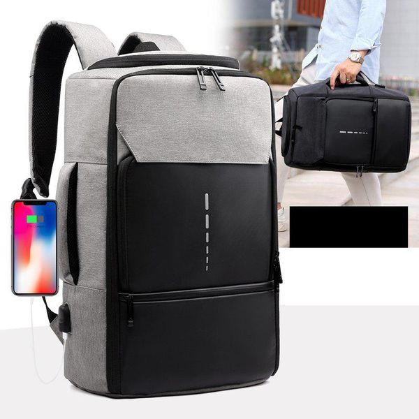 men's business backpack usb charging multi-function bagpack leisure waterproof nylon male large-capacity lapbag
men's business backpack usb charging multi-function bagpack leisure waterproof nylon male large-capacity lapbag