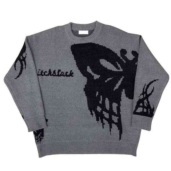 harajuku women sweater butterfly jacquard o neck loose pullover for men fashion hip hop streetwear couples jumper 210918, White;black
harajuku women sweater butterfly jacquard o neck loose pullover for men fashion hip hop streetwear couples jumper 210918, White;black
