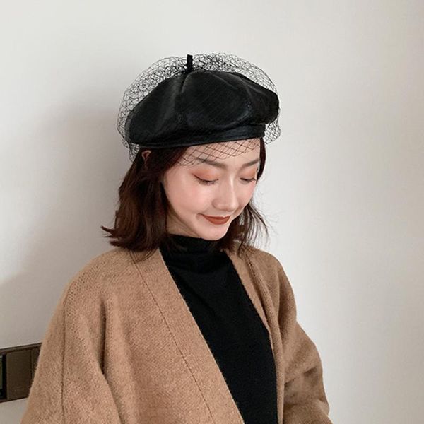 beanies women fashion beret solid cap pu leather with mesh french artist warm beanie hat female ladies retro all-match
beanies women fashion beret solid cap pu leather with mesh french artist warm beanie hat female ladies retro all-match