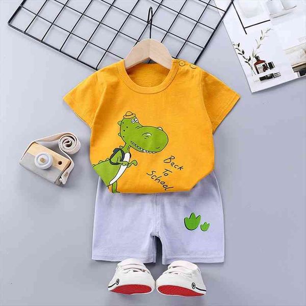 toddler boy cartoon pajamas set summer 1 5y child cotton casual short sleeve clothes suit baby girl cute pant, White 
toddler boy cartoon pajamas set summer 1 5y child cotton casual short sleeve clothes suit baby girl cute pant, White