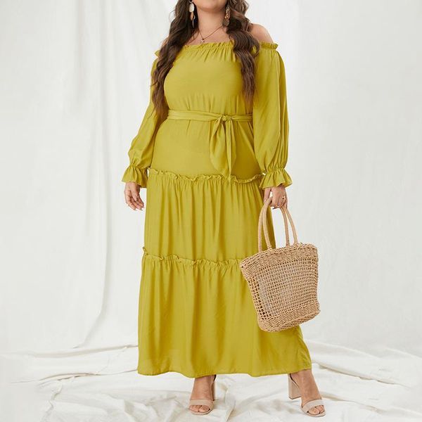 plus size dresses 2022 women ruffle patchwork maxi casual puff sleeve off shoulder long sundress oversize robe femme, Black
plus size dresses 2022 women ruffle patchwork maxi casual puff sleeve off shoulder long sundress oversize robe femme, Black