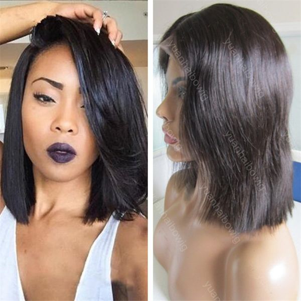 short bob full lace wig 12inch straight human hair glueless lace front wig ing, Black;brown
short bob full lace wig 12inch straight human hair glueless lace front wig ing, Black;brown