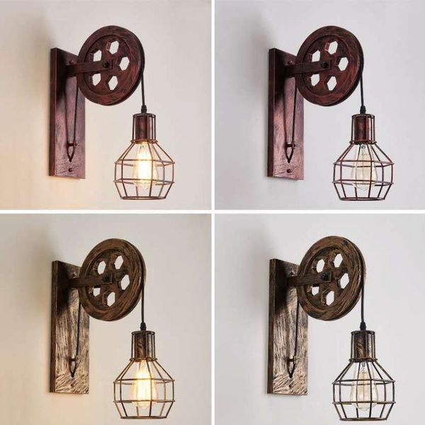 rural industrial style retro creative wrought iron pulley lamp personality restaurant corridor aisle wall lamps
rural industrial style retro creative wrought iron pulley lamp personality restaurant corridor aisle wall lamps