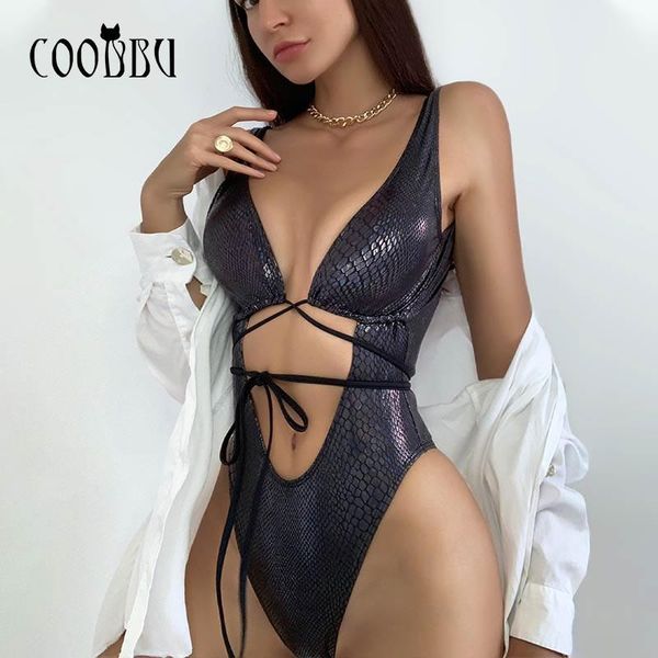 coobbu pu leather snake print swimsuit women bandage swimwear 2021 string bathing suit halter monokini one-piece suits
coobbu pu leather snake print swimsuit women bandage swimwear 2021 string bathing suit halter monokini one-piece suits