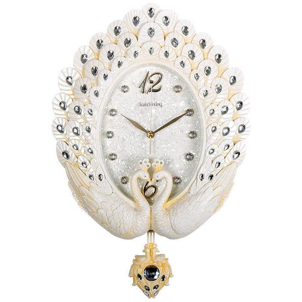 wall clocks european-style living room clock nordic peacock watch mute large home bedroom creative decorative
wall clocks european-style living room clock nordic peacock watch mute large home bedroom creative decorative
