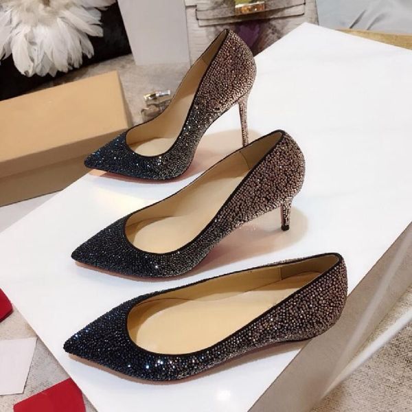 2021 new spring women's high heels genuine leather pumps sell ladies wedding shoes designer shoes, Black
2021 new spring women's high heels genuine leather pumps sell ladies wedding shoes designer shoes, Black