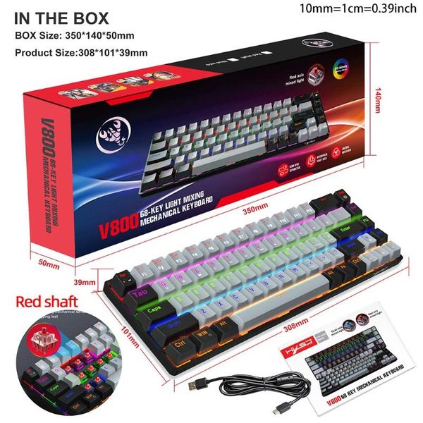 keyboards portable rgb gaming mechanical keyboard usb type c 68 keys anti-ghosting 60% for pc lapblue/red switch
keyboards portable rgb gaming mechanical keyboard usb type c 68 keys anti-ghosting 60% for pc lapblue/red switch