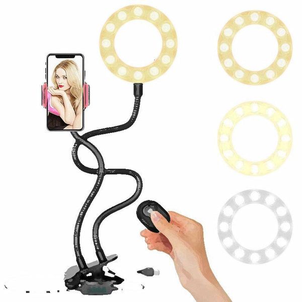 portable lanterns clip on led selfie ring light with cell phone holder dimmable make up lamp desk table po studio for live stream zm831
portable lanterns clip on led selfie ring light with cell phone holder dimmable make up lamp desk table po studio for live stream zm831