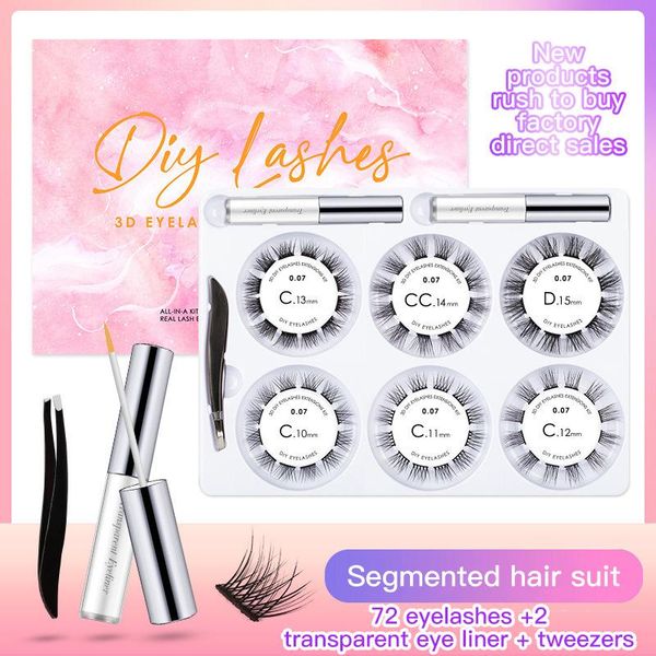false eyelashes segmented set eyelash wool flowers single cluster cross-border tweezers liquid eyeliner tslm1
false eyelashes segmented set eyelash wool flowers single cluster cross-border tweezers liquid eyeliner tslm1