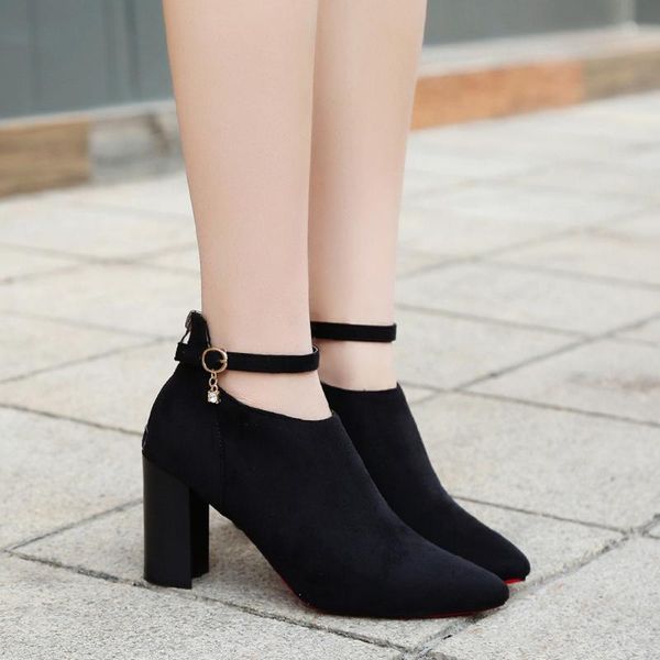 boots women party suede strappy thick high heels matting sandals classic shoes zapatos de mujer botas female ankle, Black
boots women party suede strappy thick high heels matting sandals classic shoes zapatos de mujer botas female ankle, Black