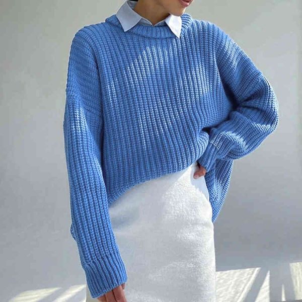 women's sweaters fashion the neck of a woman's knitted shirt loosen simple, solid sleeve long sweater autumn leisure hedging women, White;black
women's sweaters fashion the neck of a woman's knitted shirt loosen simple, solid sleeve long sweater autumn leisure hedging women, White;black