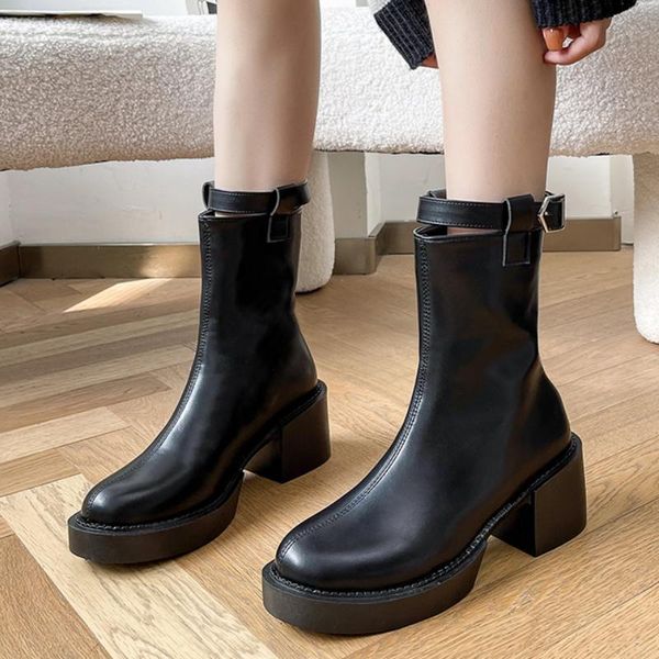 boots brand women shoes 2021 autumn winter warm fashion platform high heels woman all-match mid-calf, Black
boots brand women shoes 2021 autumn winter warm fashion platform high heels woman all-match mid-calf, Black