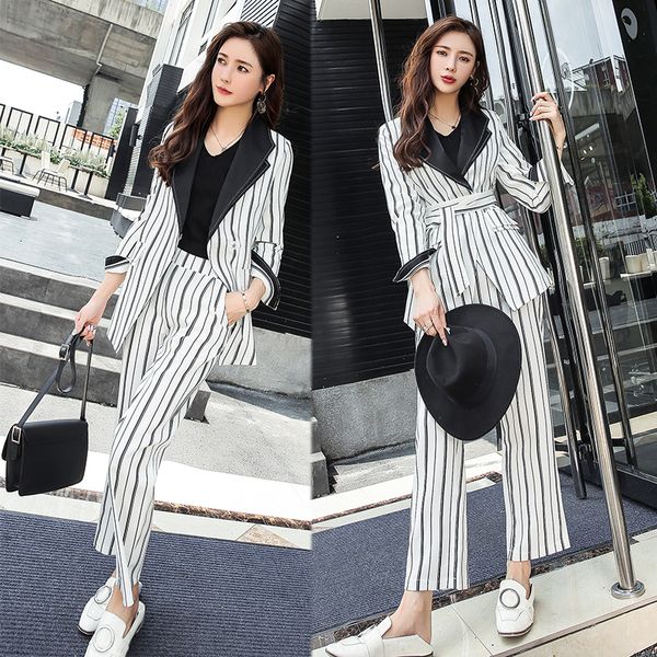 tie stripe for women turn-down collar blazer jacket belt elastic women's shoes casual tuesdays work together business 7xe1, Gray
tie stripe for women turn-down collar blazer jacket belt elastic women's shoes casual tuesdays work together business 7xe1, Gray