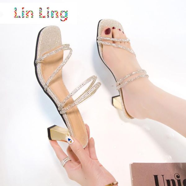 new fashion crystal casual shoes mules summer women shoes woman slippers female square high heels ladies slides, Black
new fashion crystal casual shoes mules summer women shoes woman slippers female square high heels ladies slides, Black