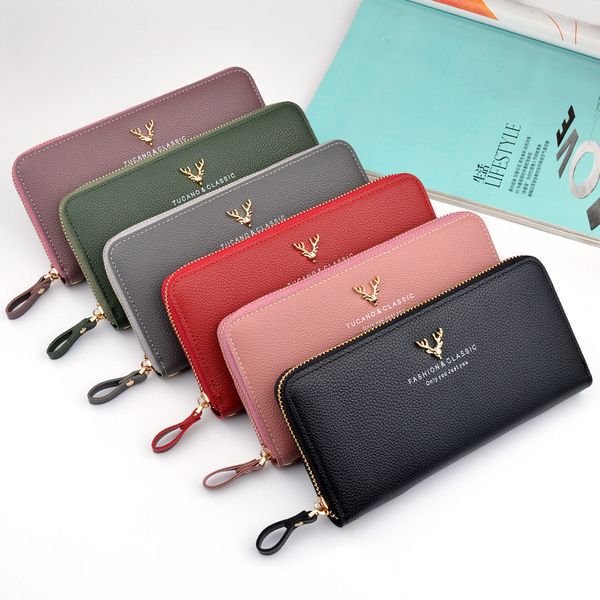 long wallet pu leather women zipper elegant large capacity card holder phone pocket money bag female wallet clutch long purses
long wallet pu leather women zipper elegant large capacity card holder phone pocket money bag female wallet clutch long purses