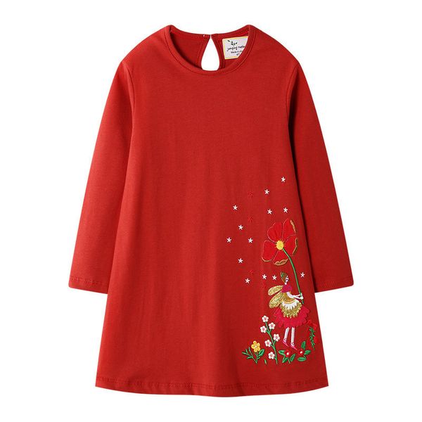 jumping meters new dresses girls clothing long sleeve princess christmas dresses embroidery flowers fashion costume baby dresses 210225, Red;yellow
jumping meters new dresses girls clothing long sleeve princess christmas dresses embroidery flowers fashion costume baby dresses 210225, Red;yellow